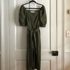 Gal Meets Glam Hunter Green Jumpsuit — Like new